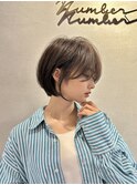 大人可愛い20代30代40代丸みショートボブ