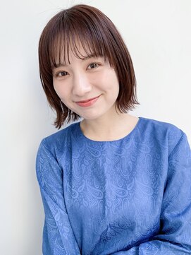 ロンド ロワール 門前仲町(Lond Loire) ボブショートボブ縮毛矯正ベージュグレージュ門前仲町