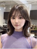 似合わせ/顔まわり/韓国ヘア/くびれヘア/レイヤー/谷町四丁目