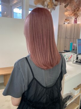 ヴィンスジオ 岐阜駅南(vince gio) ピンクベージュ/ブリーチ/暖色カラー/ハイトーン