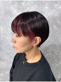 マッシュショートスタイル/耳掛けショート/ショートボブ