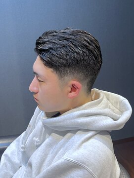 ビーダンディー(Bee dandy) ビジネスツーブロック ベリーショート 七三オールバック