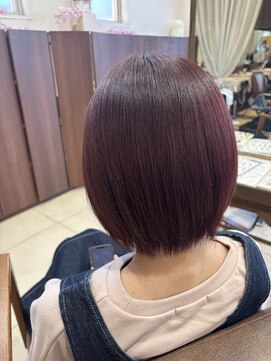 フォルテ 藤枝エピ店 ブリーチなしピンクラベンダー