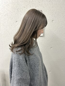 ヌークバイラヴェスト 四日市(neuk by lovest) 韓国スタイル　顔まわり後れ毛cut