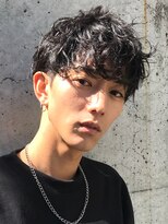 フィフス 原宿(fifth)&nbsp;ツイストスパイラルパーマ波巻きパーマシャドウパーマ黒髪原宿