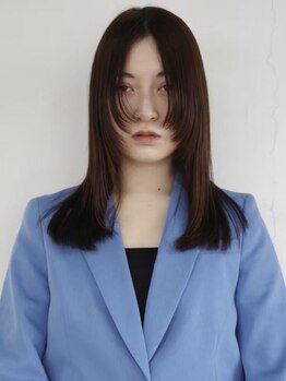 ヴァーチュ(Virtue)の写真/《豊田》カラーもしながら縮毛矯正も◎髪質改善ストレートで気になる癖を押させてサラサラの艶髪に♪