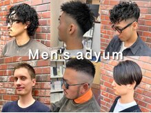 アデューム フォーヘアー(adyum for hair)の雰囲気（オシャレなメンズカット！メンズの方にも多くご来店！！）