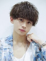 オーシャントーキョー 仙台(OCEAN TOKYO)&nbsp;ツイストスパイラルマッシュ刈り上げ黒髪メンズショート仙台