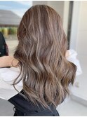 秋の透明感◎20代30代40代ハイライトアッシュダブルカラー