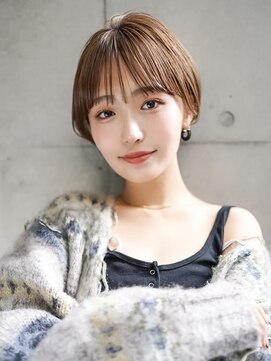 ギークス(GEEKS) 【GEEKS渋谷】大人ショートボブ/ココアベージュ/冬カラー/透明感