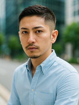 アクティ 柏店の写真/【柏駅徒歩3分/21時まで】ビジネスマン向け理容室！仕事で差がつくフェード×白髪ぼかしの好印象スタイル★