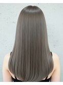 20代30代髪質改善カラー透明感ミルクティーベージュ冬カラー