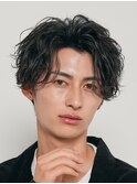 フェザーショートフェザーパーマニュアンスパーマショートヘア