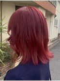 ダブルカラー×レッド