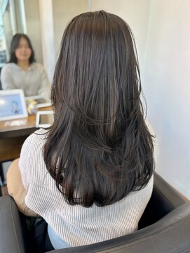 アリスバイアフロート 自由が丘(ALICe by AFLOAT) 簡単で可愛いレイヤーカット／オリーブベージュ