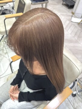 ゼスト フィーノ(ZEST fino) 【ナツミ】ブリーチ2回ミルクティーカラー