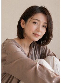 キヴィ(kivi)の写真/髪を大切にする敏感肌の方にも嬉しい♪低刺激の極上オーガニックカラーで天然の柔らかな色彩のツヤ髪に♪