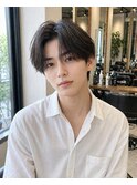 センターパート20代30代メンズカット