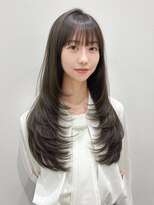 ノエシキカ(noe sikika)&nbsp;ロング/韓国/レイヤーカット/ダブルカラー/栄s80
