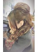 ヘアーセット スジ盛り
