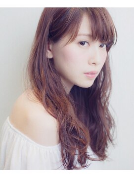 アピッシュ シーナ 海老名店(apish ciena) ＊愛されワイドバング×ラフ波ウェーブセミロング☆