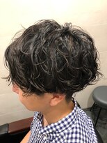 グレイスフル バーバープラチナム 六本木店(Graceful Barber platinum)&nbsp;夏マッシュ×スパイラルパーマ＜理容室＞