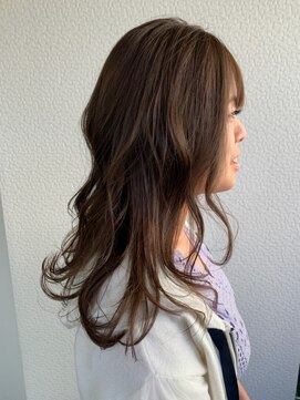 グリー ヘアープロデュース(Gree hair produce) 【Gree小川真由美】グレージュ*ミディアムロング*ゆるふわパーマ