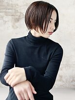 ヘアーアンジェ 南矢野目店(Hair ange)&nbsp;【イルミナカラー×髪質改善TR】耳かけショートスタイル
