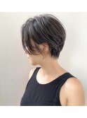 似合わせカット/白髪染め/ショートヘア/大人女子/30代/40代/A