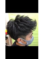 ユッカ エハ 豊中(YUCCA eha)&nbsp;【eha 大石】メンズアップバングショート