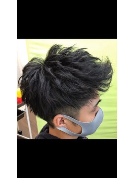 ユッカ エハ 豊中(YUCCA eha) 【eha 大石】メンズアップバングショート