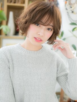 カバーヘア ブリス 志木南口駅前店(COVER HAIR bliss) 大人かわいいAラインゆるふわ前下がりボブa志木20代30代40代50代