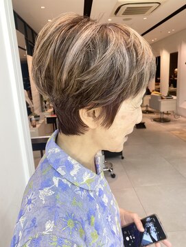 ステア ケース(stair case) ミルクティーハイライト×ローライト