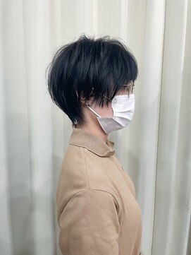 ハピネス 王寺店(Happiness) ハンサムショート マッシュショート アッシュカラー 奈良 王寺