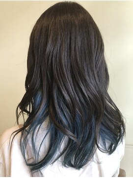 リコ(rico.) インナーカラーブルー