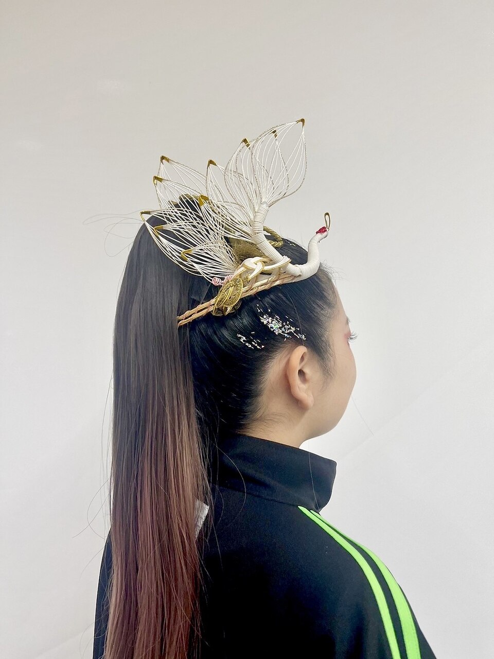 BelleCoupes】着物ヘアポニーテール モード系 クール系 水引