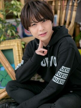 カバーヘア ブリス 戸田公園西口店(COVER HAIR bliss) 黒髪で好感度UP斜めバングマッシュヘアc5戸田公園20代30代40代
