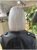 ほとんど白!でもダメージを感じない綺麗さ!_white ash_