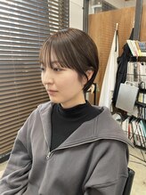 大人ショートと小顔ボブならお任せ＊乾かすだけでまとまる、朝のスタイリングも楽々♪【元町/三宮】