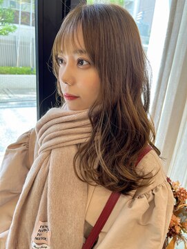 ホール(WHOLE) 【WHOLE】ライトベージュ×ゆるウェーブ