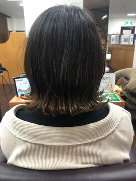 ファイン 美容室 深川店(FINE) 大人美人くびれヘア艶感結べるボブうる艶髪レイヤーカット