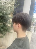 メンズカット/マッシュ/初カラー/グレーカラー/簡単スタイリング