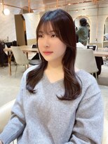 ロンド エスポワール 錦糸町(Lond espoir)&nbsp;レッドブラウンハッシュカット似合わせカット【韓国ヘア鈴木颯】