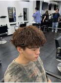 カット+波巻きパーマ 【町田/町田駅/men's】