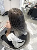 外国人 バレイヤージュ