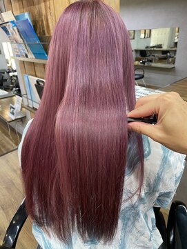 アンジェリカ 天理店(ANGELICA) ブリーチ必須ピンクバイオレットangelica天理店【川崎優太】