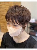 ハンサムショート！髪質改善カラー！(川越駅)