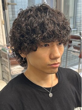 テン 心斎橋(tenn.) 心斎橋プードルパーマ波巻きツイストスパイラルパーマ緩め★