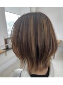 切りっぱなしボブ