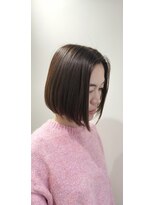 パウダーヘアー ルミニティ(powder hair luminity)&nbsp;ツヤボブ前下がりスタイル